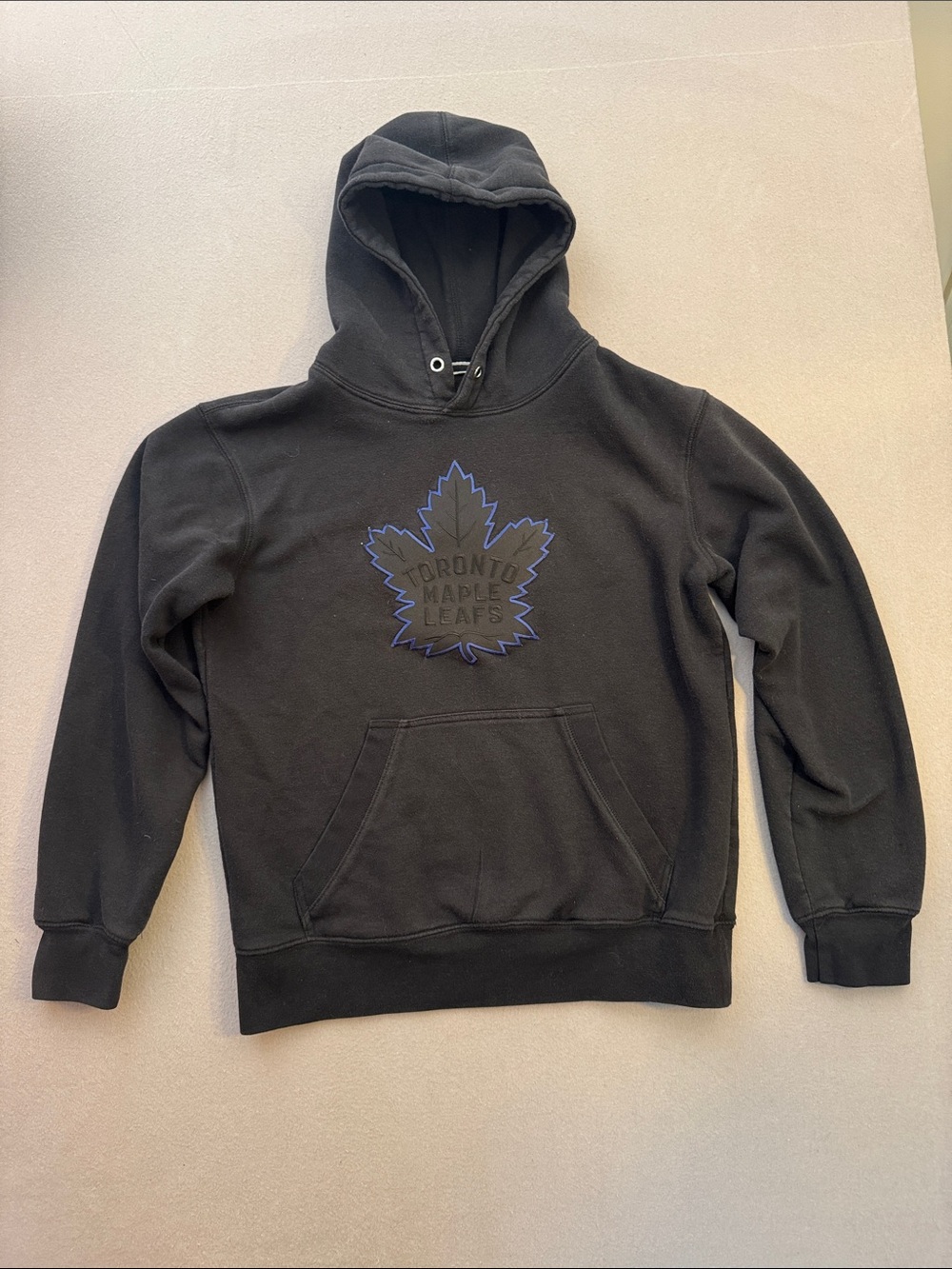 Toronto Maple Leafs, Official NHL, Black Hoodie Hockey Adult Sm.
